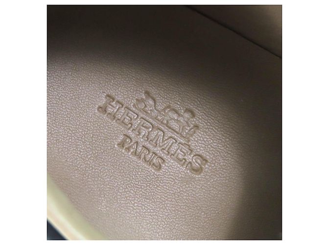 Leder-Sneaker mit H Quick-Logo von Hermès Schwarz - Ansicht 9