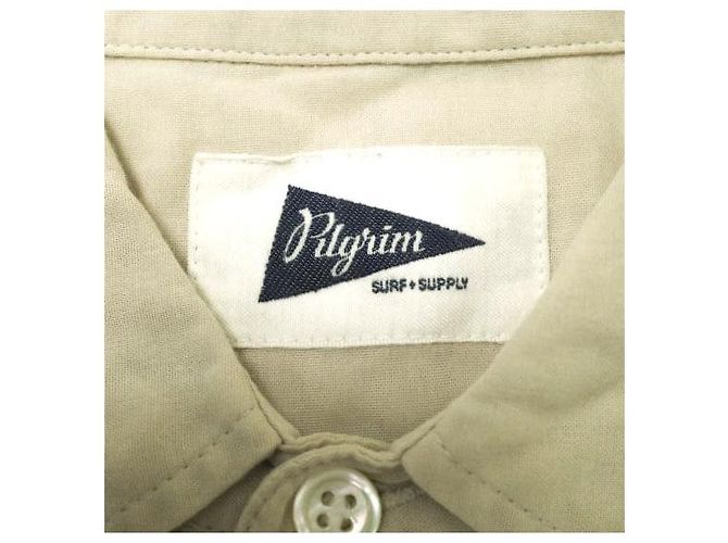 Autre Marque Blusa de algodón transparente Celeste de Pilgrim Surf+Supply Beige - vista 7