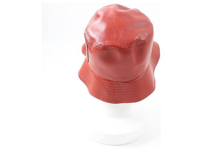 Loewe Fischerhut aus Lammleder Orange - Ansicht 5