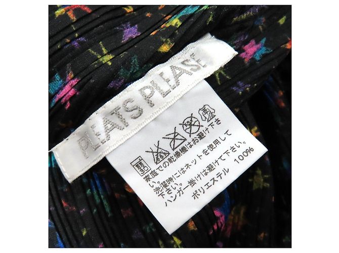 Issey Miyake PLEATS PLEASE PP23-FH345 Einteiler aus Polyester Schwarz - Ansicht 7
