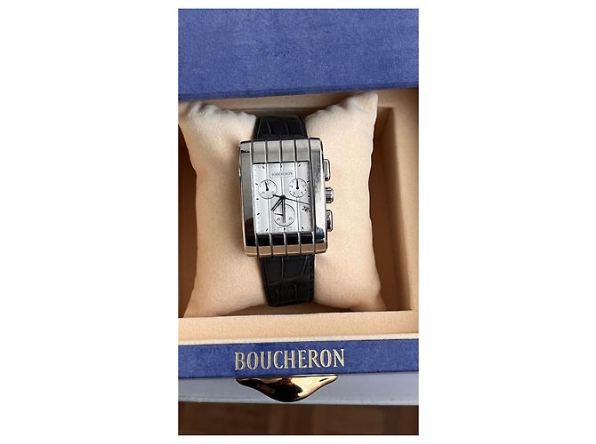 Relógio Boucheron Chrono Reflet em aço Prata - vista 8