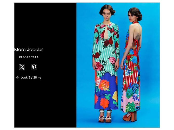 Marc Jacobs Marc Resort Resort 2013 - look 3 Multicolor - vista 11
