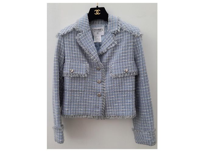 Chanel Terno e saia Azul - vista 10