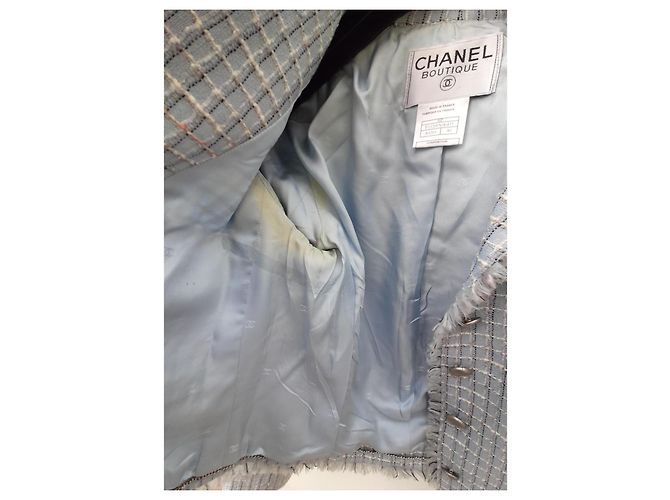 Chanel Terno e saia Azul - vista 4