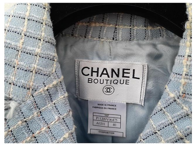 Chanel Terno e saia Azul - vista 5