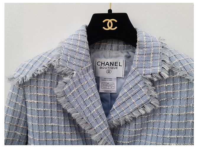 Chanel Terno e saia Azul - vista 6