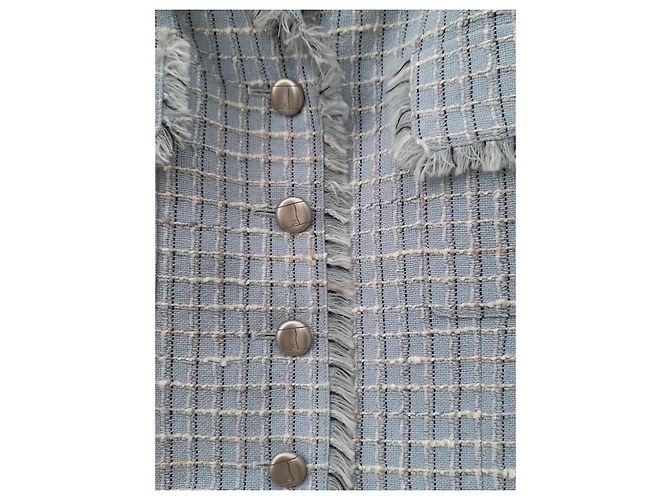 Chanel Terno e saia Azul - vista 7