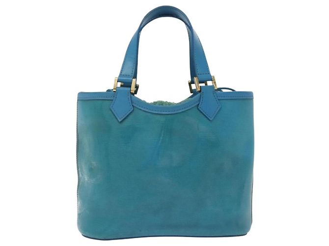 LOUIS VUITTON Epi Plage Mini Lagoon Bay Borsa a Mano Blu M92472 LV Auth ep10332 - vista 13