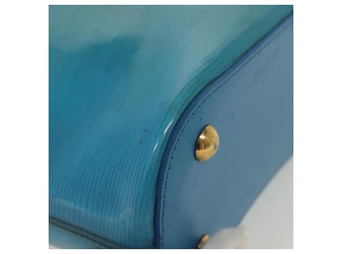LOUIS VUITTON Epi Plage Mini Lagoon Bay Borsa a Mano Blu M92472 LV Auth ep10332 - vista 15