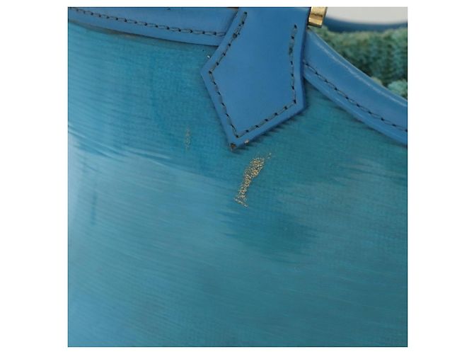 LOUIS VUITTON Epi Plage Mini Lagoon Bay Borsa a Mano Blu M92472 LV Auth ep10332 - vista 3