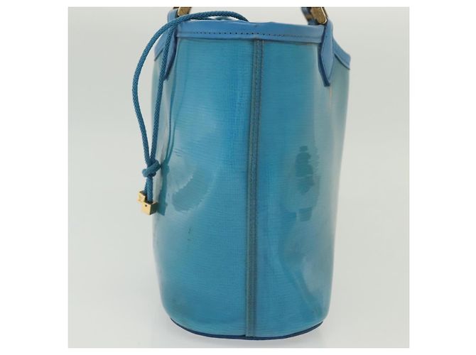 LOUIS VUITTON Epi Plage Mini Lagoon Bay Borsa a Mano Blu M92472 LV Auth ep10332 - vista 4