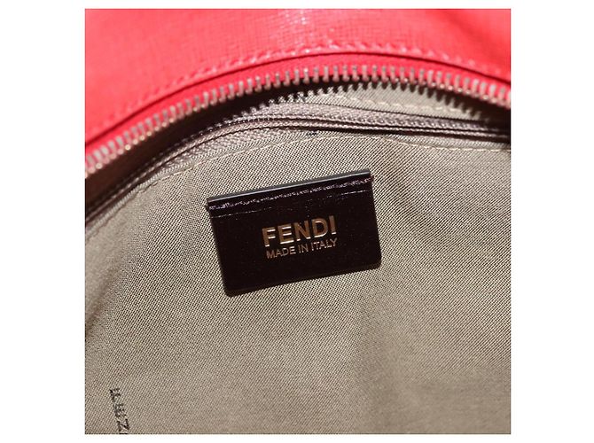 FENDI Zucca Canvas Tote Bag Weiß Gold Auth ep10233 Golden - Ansicht 21
