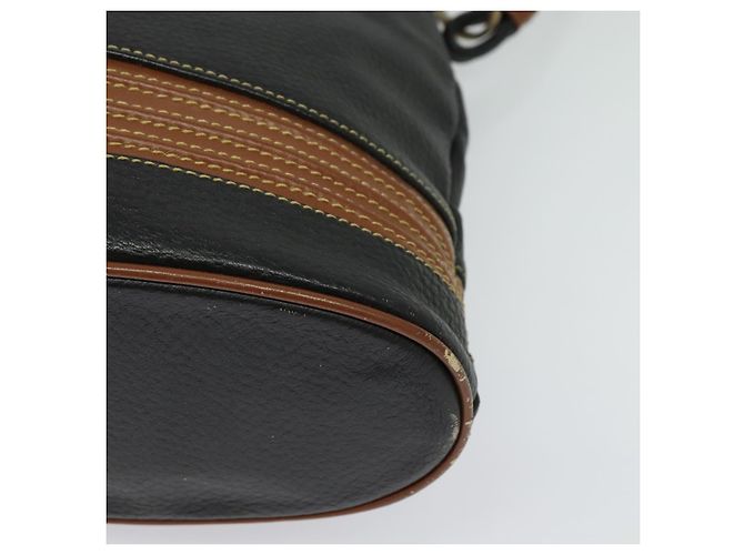 Borsa a Spalla in Pelle Nera Auth 139755 di GUCCI Nero - vista 15