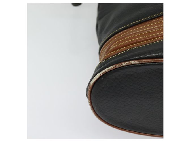 Borsa a Spalla in Pelle Nera Auth 139755 di GUCCI Nero - vista 8