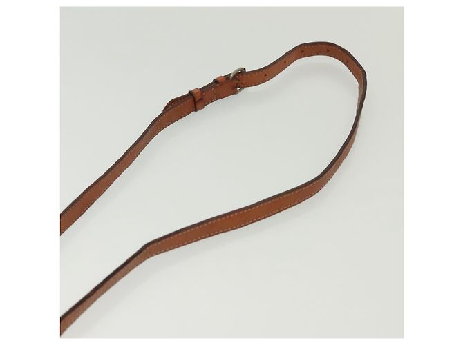 Céline Borsa a Spalla in Tela Macadam CELINE in Pelle PVC Marrone Oro Auth ki5951 D'oro - vista 14