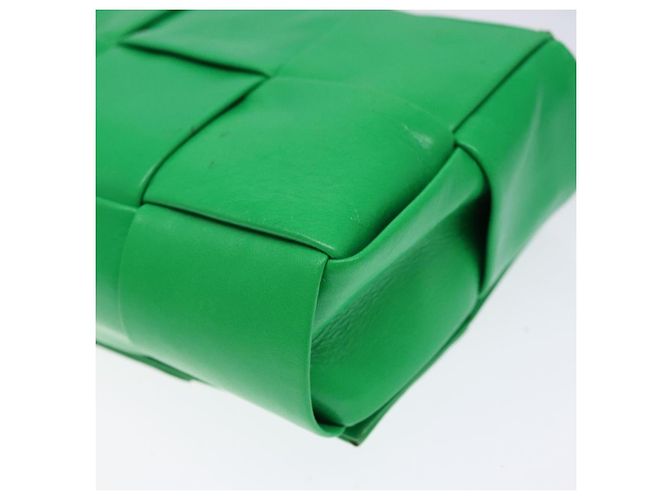 Autre Marque Borsa a spalla Candy Cassette in pelle verde Auth 137872 di BOTTEGA VENETA - vista 15