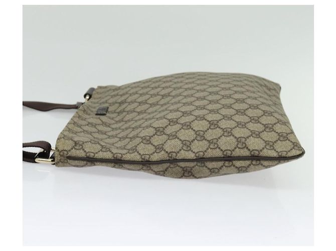 Gucci GG Supreme Schultertasche PVC Beige Gold 201446 Auth ep10294 Golden - Ansicht 3
