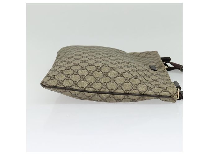 Gucci GG Supreme Schultertasche PVC Beige Gold 201446 Auth ep10294 Golden - Ansicht 4
