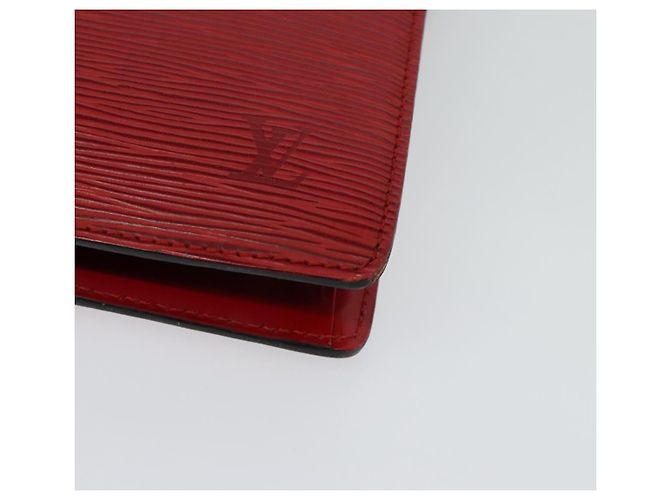 LOUIS VUITTON Epi Capuchin Schultertasche Rot M52347 LV Auth 139777 - Ansicht 15