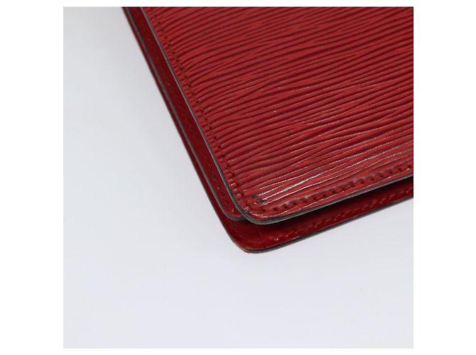 LOUIS VUITTON Epi Capuchin Schultertasche Rot M52347 LV Auth 139777 - Ansicht 16