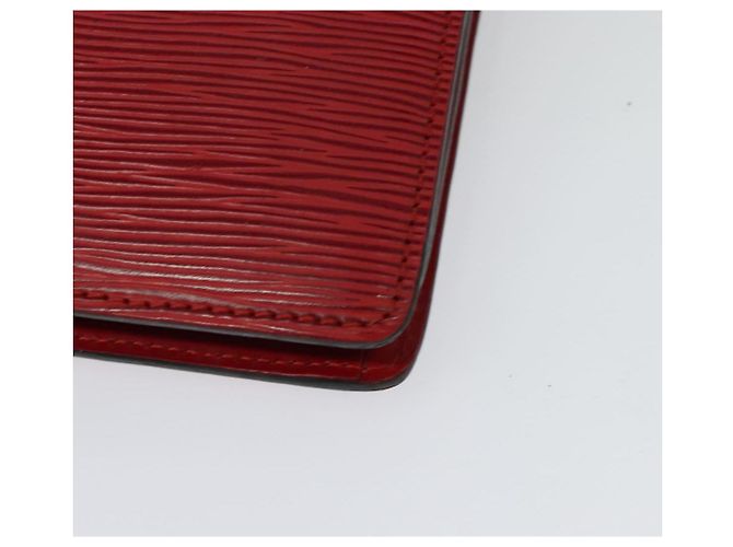 LOUIS VUITTON Epi Capuchin Schultertasche Rot M52347 LV Auth 139777 - Ansicht 17