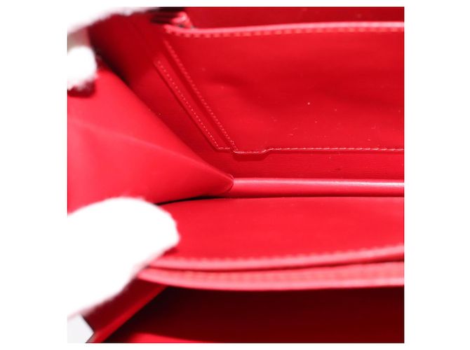 LOUIS VUITTON Epi Capuchin Schultertasche Rot M52347 LV Auth 139777 - Ansicht 20