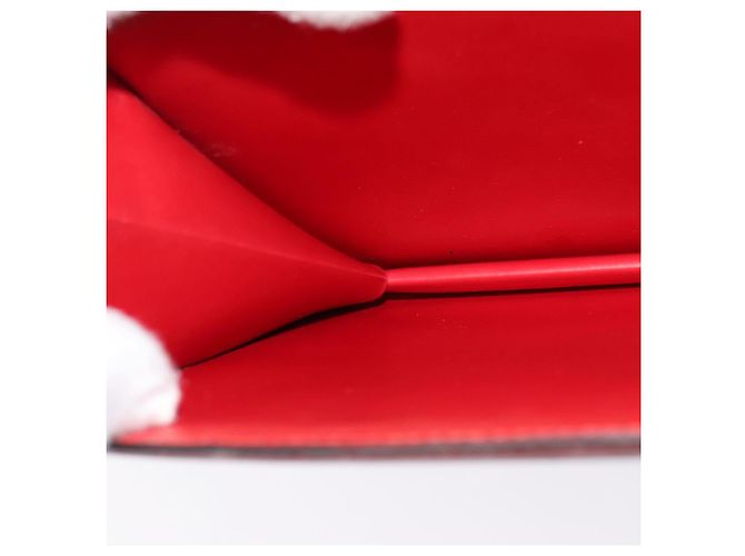 LOUIS VUITTON Epi Capuchin Schultertasche Rot M52347 LV Auth 139777 - Ansicht 23