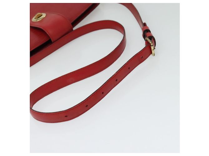 LOUIS VUITTON Epi Capuchin Schultertasche Rot M52347 LV Auth 139777 - Ansicht 7