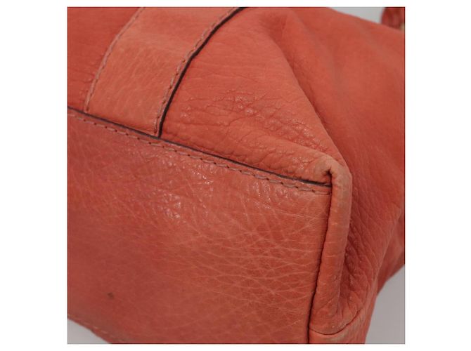 Gucci Bamboo Tote Bag Leder Rot Silber 232947 Auth 139547 - Ansicht 14