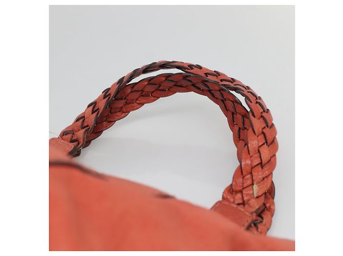 Gucci Bamboo Tote Bag Leder Rot Silber 232947 Auth 139547 - Ansicht 8