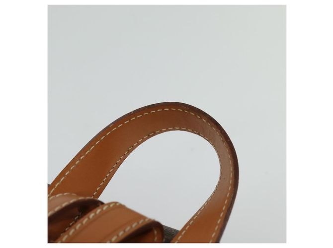 Céline CELINE Macadam Canvas Backpack PVC Leather Brown Gold Auth yk19307 Golden - view 14