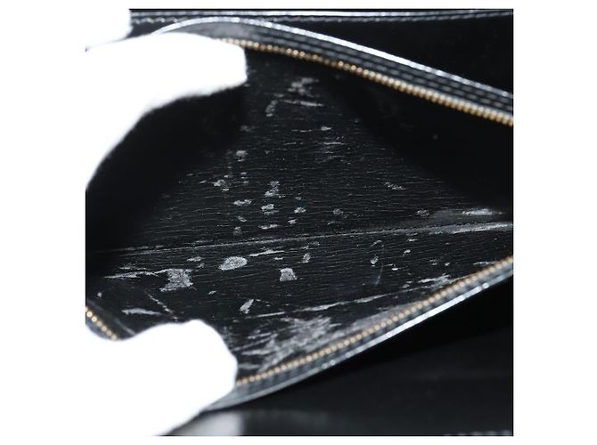 LOUIS VUITTON Borsa a Spalla Capuchin Epi Nera M52342 LV Auth ep10154 Nero - vista 11