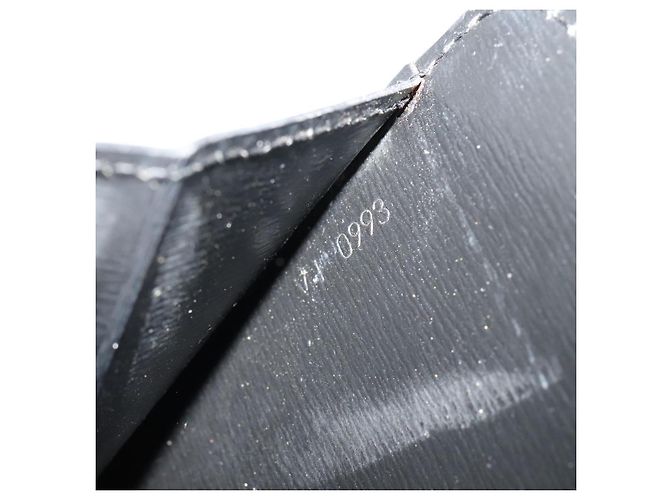 LOUIS VUITTON Borsa a Spalla Capuchin Epi Nera M52342 LV Auth ep10154 Nero - vista 12
