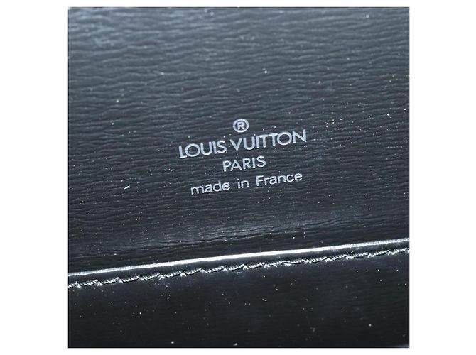 LOUIS VUITTON Borsa a Spalla Capuchin Epi Nera M52342 LV Auth ep10154 Nero - vista 17