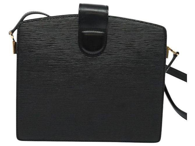 LOUIS VUITTON Borsa a Spalla Capuchin Epi Nera M52342 LV Auth ep10154 Nero - vista 2