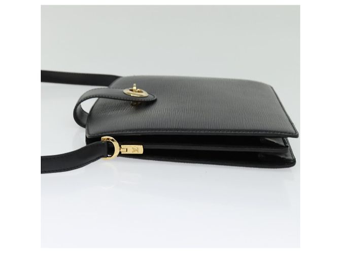 LOUIS VUITTON Borsa a Spalla Capuchin Epi Nera M52342 LV Auth ep10154 Nero - vista 3