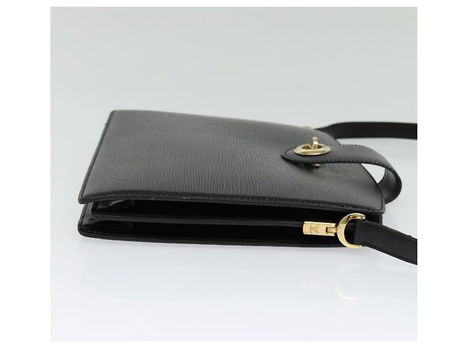 LOUIS VUITTON Borsa a Spalla Capuchin Epi Nera M52342 LV Auth ep10154 Nero - vista 4