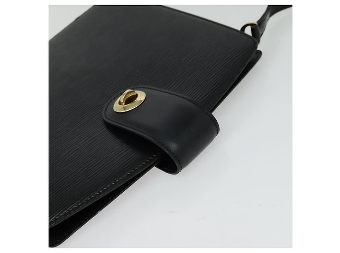 LOUIS VUITTON Borsa a Spalla Capuchin Epi Nera M52342 LV Auth ep10154 Nero - vista 6
