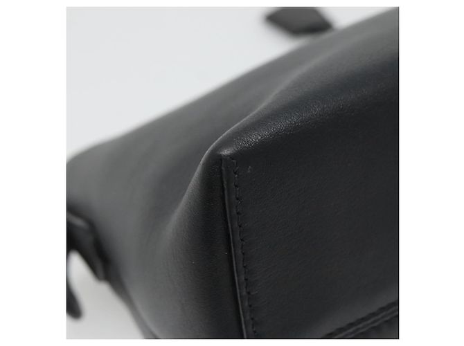 Borsa a mano FENDI in pelle nera argento Auth bs28905 Nero - vista 17