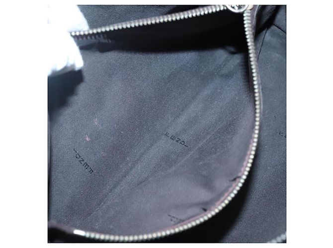 Borsa a mano FENDI in pelle nera argento Auth bs28905 Nero - vista 24