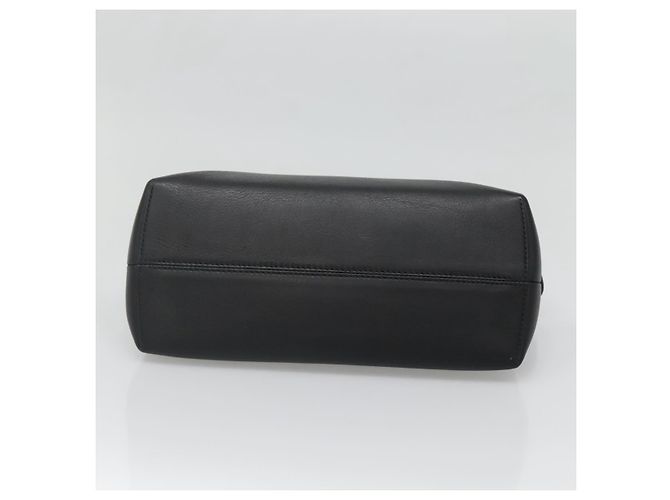Borsa a mano FENDI in pelle nera argento Auth bs28905 Nero - vista 5