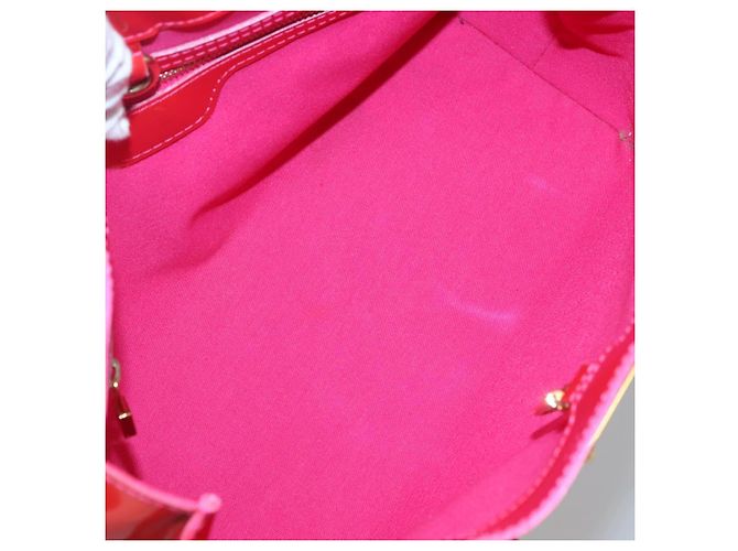 LOUIS VUITTON Borsa a Mano Wilshire PM Monogram Vernis Rose Pop M93643 Auth 139915 Rosa - vista 11