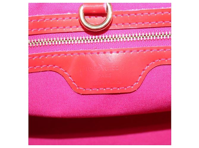 LOUIS VUITTON Borsa a Mano Wilshire PM Monogram Vernis Rose Pop M93643 Auth 139915 Rosa - vista 19