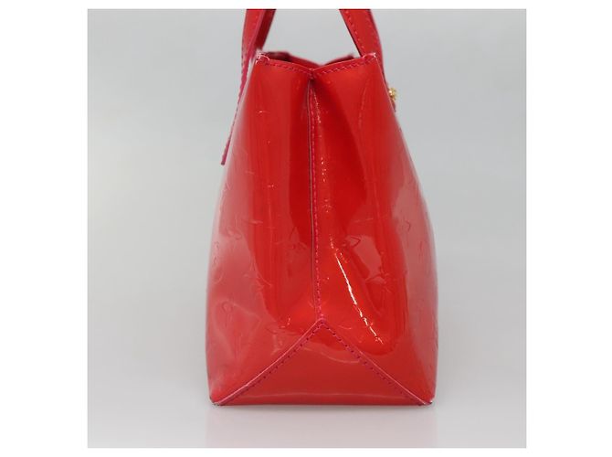 LOUIS VUITTON Borsa a Mano Wilshire PM Monogram Vernis Rose Pop M93643 Auth 139915 Rosa - vista 3