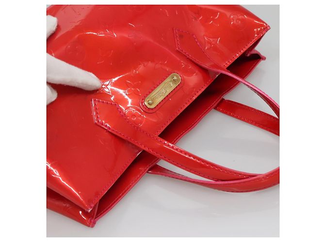 LOUIS VUITTON Borsa a Mano Wilshire PM Monogram Vernis Rose Pop M93643 Auth 139915 Rosa - vista 6