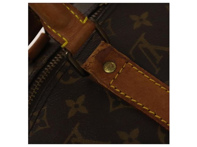 LOUIS VUITTON Borsa Boston Monogram Keepall 50 M41426 LV Auth 136581 Monogramma - vista 10