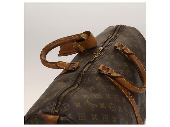 LOUIS VUITTON Borsa Boston Monogram Keepall 50 M41426 LV Auth 136581 Monogramma - vista 6