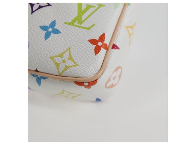 LOUIS VUITTON Pochette Pouch Monogram Multicolore LV �~ TM M13404 Auth 138997S Bianco - vista 16
