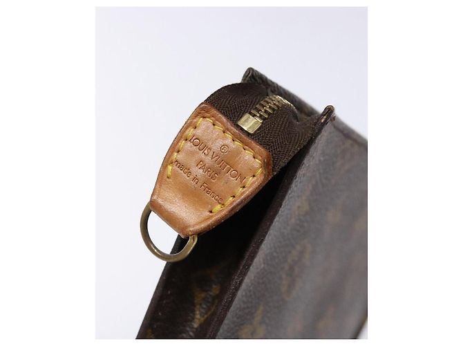 Bucket LOUIS VUITTON Monogramma Secchiello GM Pochette Accessorio LV Auth hk2877 - vista 8