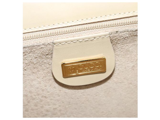 Borsa a Spalla in Pelle Beige Oro GUCCI 004 406 0105 Auth BA4936 D'oro - vista 19